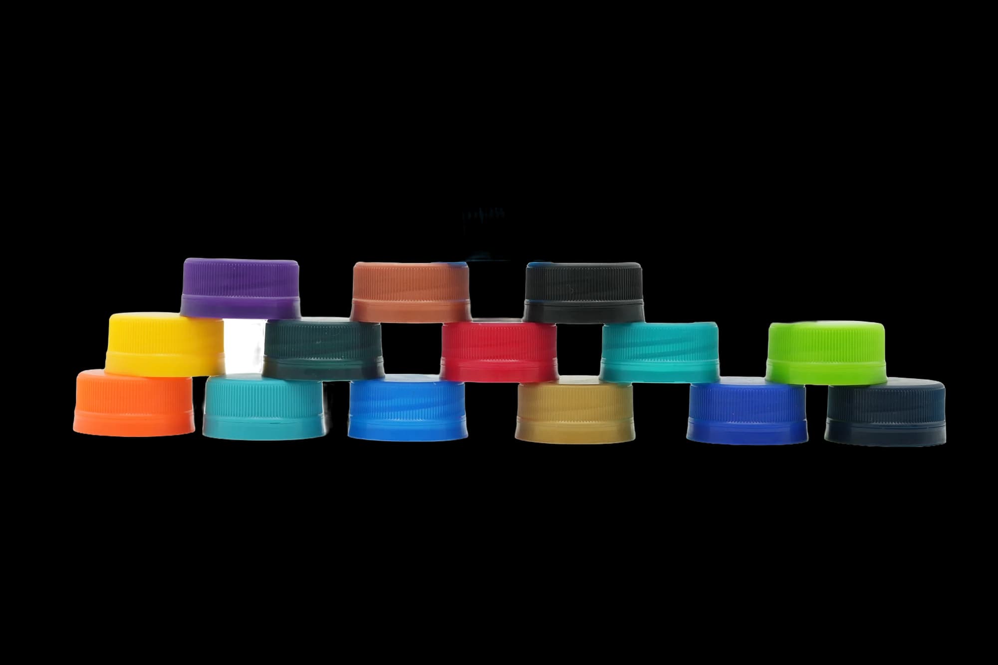 Closures shown across the available colour range